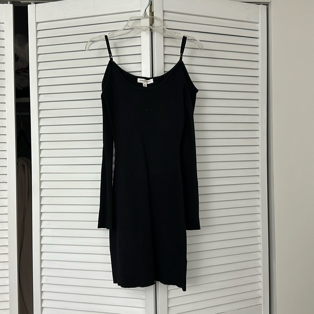 Black Long-Sleeve Dress